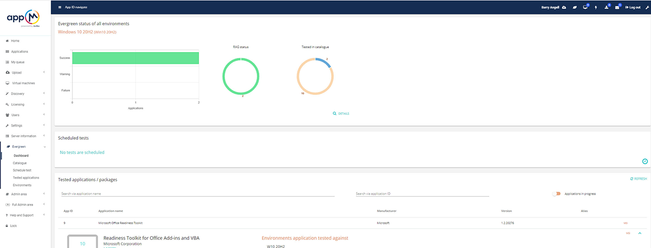 AppM Testing Dashboard 1200x490