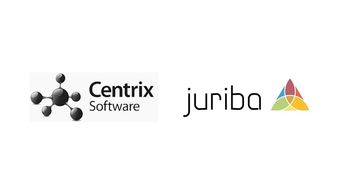 Centrix and Juriba logos