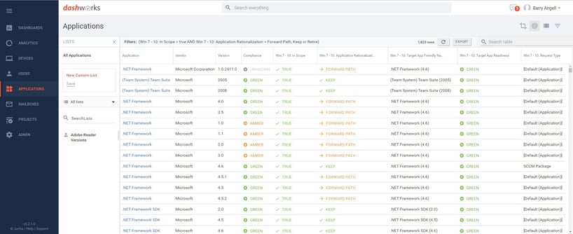 Dashworks 5.2 - Analysis and Project Filters (Apps)-1