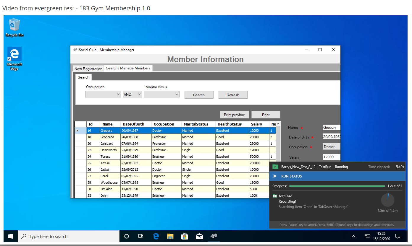 Dashworks Application Manager - Evergreen Smoke Test Video Replay II