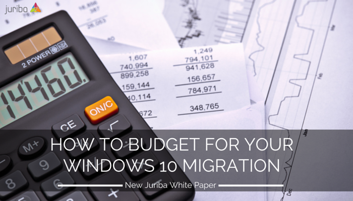 Windows 10 Migration Budget