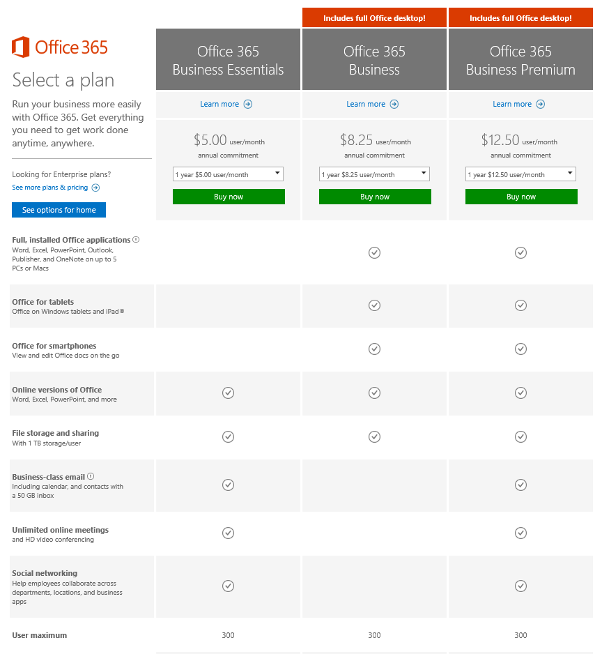 Which Office 365 Service Is Right For Your Business?