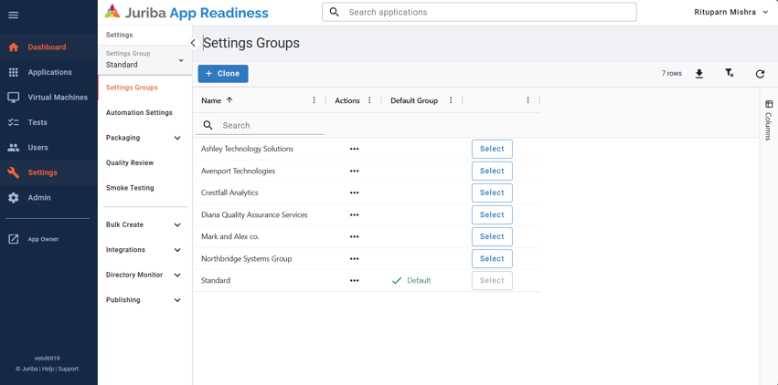 Settings Groups (1)