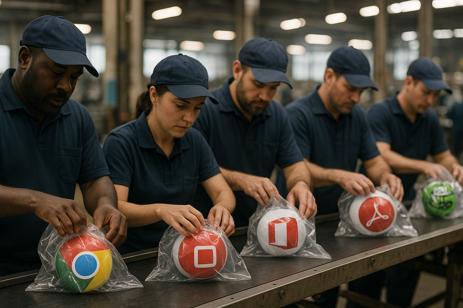 A line of Windows application packagers