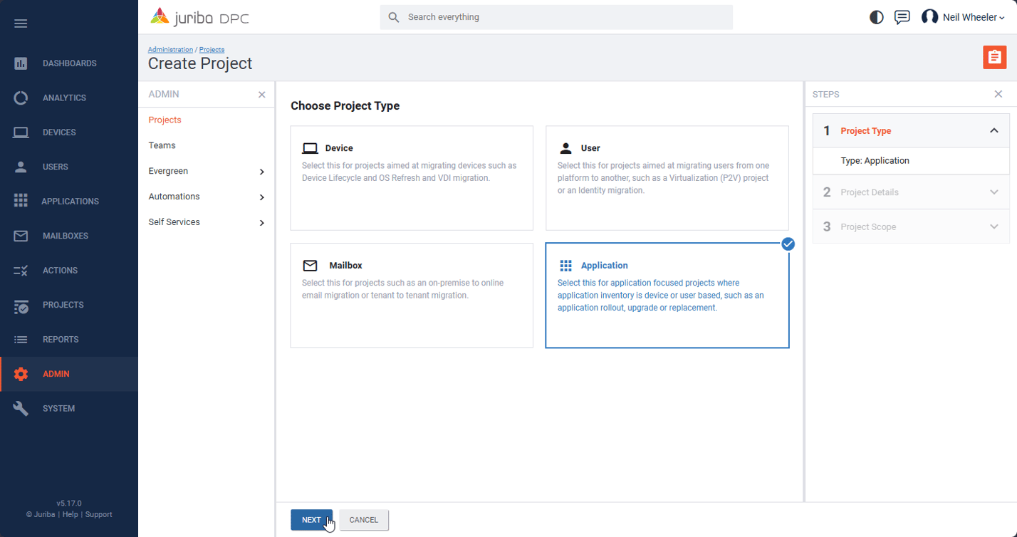 Juriba DPC v5.16 release: new application management processes and ...
